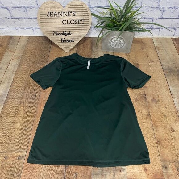 Fabletics Women's Pheonix Lite Short-Sleeve T-Shirt Hunter Green  Size M - Picture 10 of 12